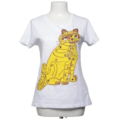 T-shirt (Blanc, Jaune) de Abba Coton