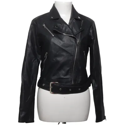 Bikerjack (Zwart) van XLE Polyester, Polyurethaan, Viscose