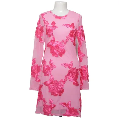 Jurk (Roze) van Pieces Elastaan, Polyester
