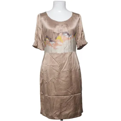 Klänning (Beige, Flerfärgad) från By Groth Acetat, Silke