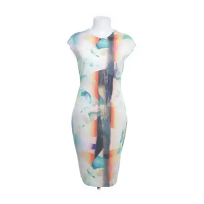 Dress (White, Multicolored) from Zara W&B Collection