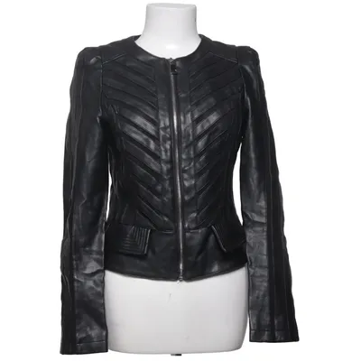 Biker jacket (Black) from GiorGia Polyester, Polyurethane, Viscose