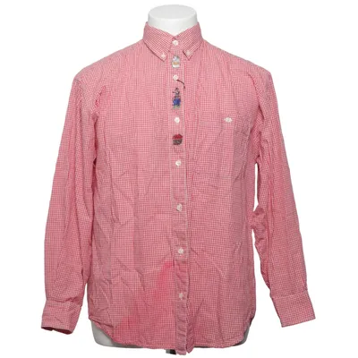 Button down shirt (Red, White) from Casual Wear Adelsten Cotton