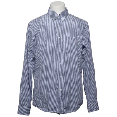 Hemd (Blau, Weiß) von Uniqlo Baumwolle