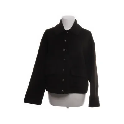Overshirt (Black) from Massimo Dutti Wool, Polyester