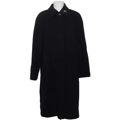 Manteau (Bleu) de Erich Fend Cachemire, Polyamide, Viscose, Laine