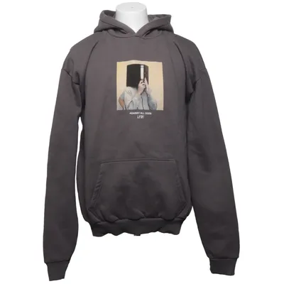 Sweat à capuche (Gris) de Lfdy Coton, Polyester