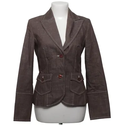 Blazer (Braun) von Ashley Brooke Acetat, Baumwolle, Elasthan, Polyester