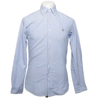 Businesshemd (Blau, Weiß) von Ralph Lauren Baumwolle