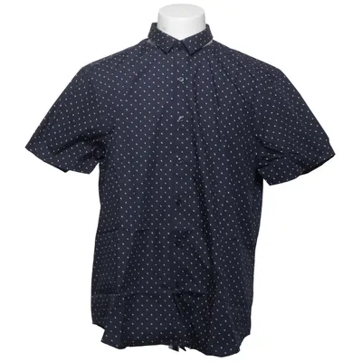 Short sleeve shirt (Blue, White) from New Look Men Cotton, Polyester