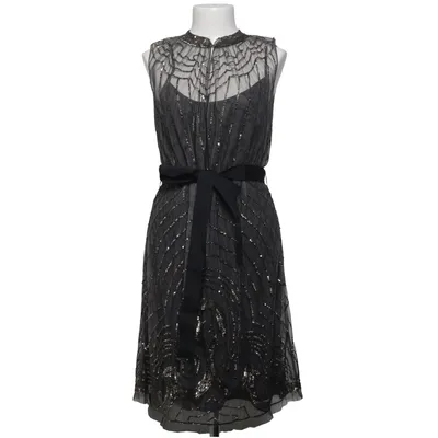 Cocktailkleid (Schwarz, Silber) von Hoss Intropia Polyamid