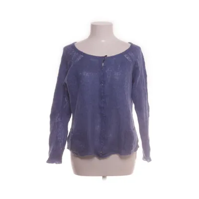 Cardigan (Bleu) de Story Acrylique, Mohair, Nylon