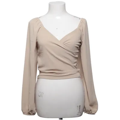 Wikkelblouse (Beige) van Femme Luxe Polyester