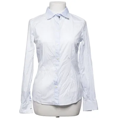 Chemise (Bleu, Blanc) de Cerruti Coton, Élasthane, Polyamide