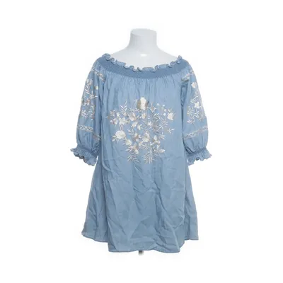 Denim dress (Blue, Multicolored) from Zara Woman Premium Collection Lyocell, Polyester