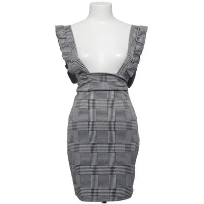 Denimspencer (Sort, Hvid) fra Shein Elastan, Polyester