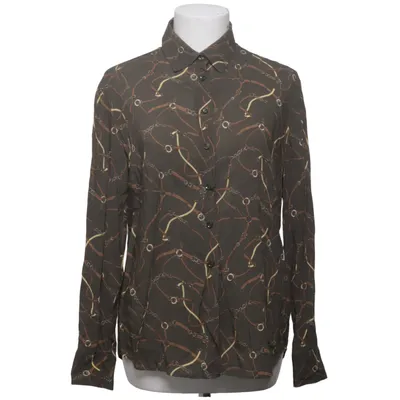 Blouse (Green, Brown) from Stenströms Viscose