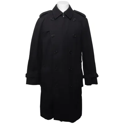 Trench coat (Black) from Aquascutum Cotton, Polyester