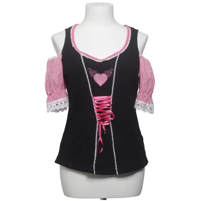 Dirndlblus (Svart, Rosa, Vit) från Brandl Tracht Bomull, Elastan