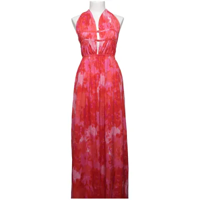 Halternek jurk (Rood, Roze, Meerkleurig) van Boohoo Tall Polyester