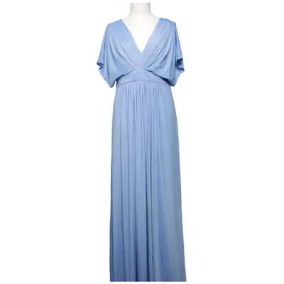 Maxi jurk (Blauw) van By Malina Elastaan, Polyester