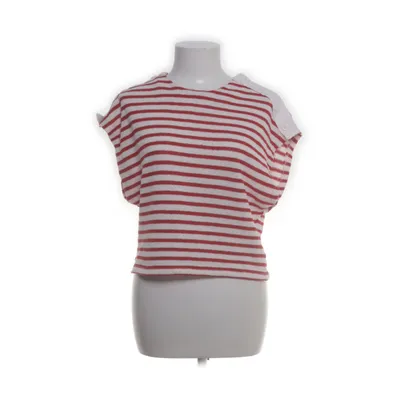 Top (Rood, Wit) van Zara Katoen, Polyester, Viscose