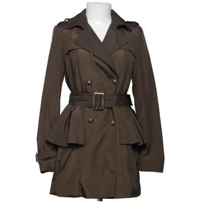 Trenchcoat (Grøn) fra Zara Woman Polyester, Viscose