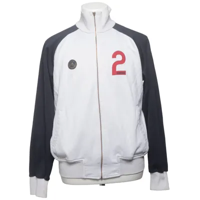 Sports jacket (White, Blue, Red) from Adidas Cotton