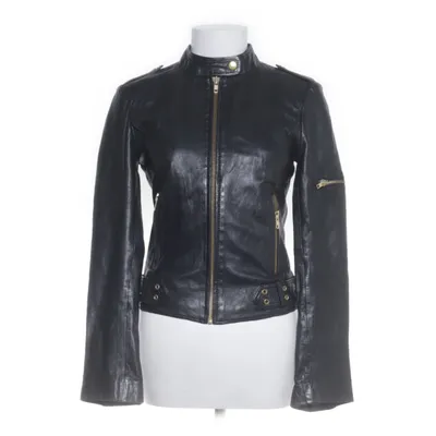 Leather jacket (Black) from Primeboots Polyester, Leather