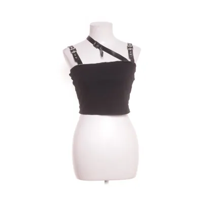 Crop top (Noir) de Poster Grl Élasthane, Polyester