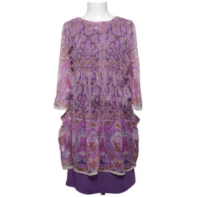 Jurk (Lila, Meerkleurig) van Missya Polyester, Viscose