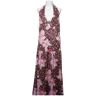 Neckholderkleid (Braun, Pink, Mehrfarbig) von Shein Curve Elasthan, Polyester