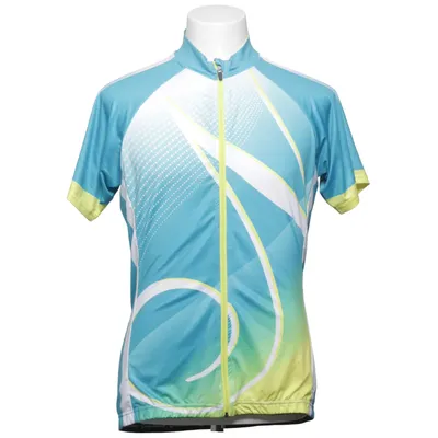 Cykeltrøje (Blå, Gul, Flerfarvet) fra Nakamura Elastan, Polyester