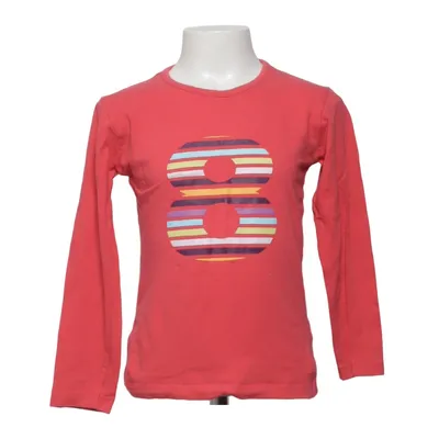 Långärmad t-shirt (Röd, Flerfärgad) från Pretty Sille Bomull, Elastan