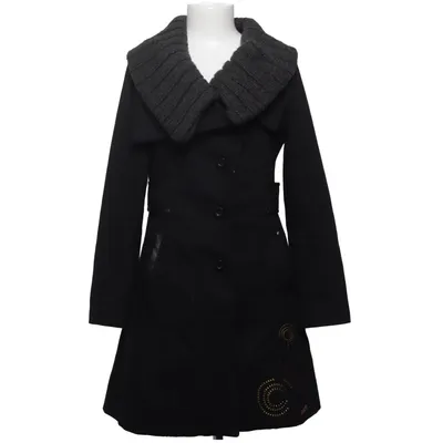 Frakke (Sort, Lilla, Flerfarvet) fra Desigual Akryl, Polyester, Uld