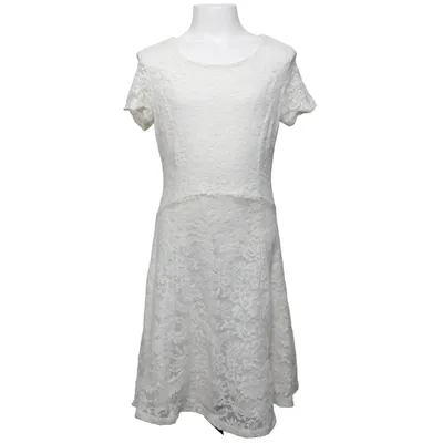 Dress (White) from Cubus Elastane, Polyamide, Polyester