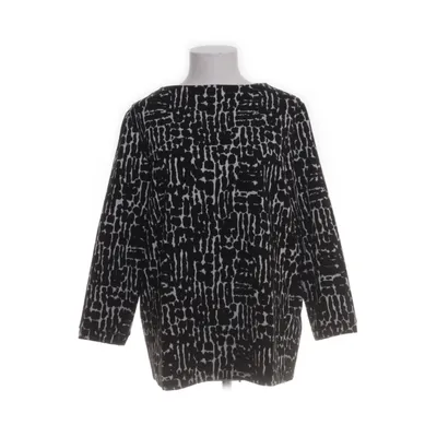 Lange mouwen shirt (Zwart, Wit) van Street One Elastaan, Polyester, Viscose