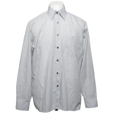 Chemise (Blanc, Gris) de Smart Shirt Collection Coton, Polyester