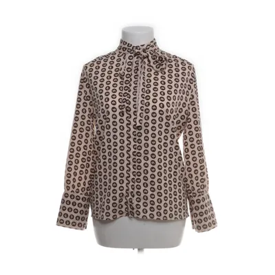 Knytblus (Beige, Brun, Flerfärgad) från Topshop Polyester