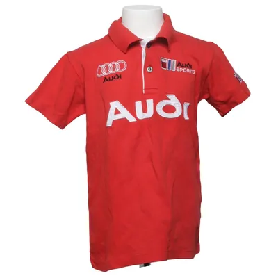 Pikétröja (Röd) från Audi Sport Bomull