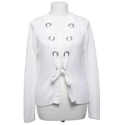 Cardigan (Hvid) fra Oui Akryl, Linned