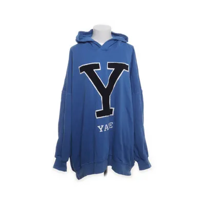Capuchon sweater (Blauw, Meerkleurig) van H&M Katoen, Polyester