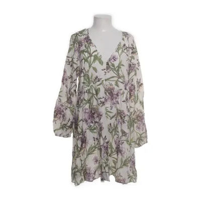 Jurk (Wit, Meerkleurig) van H&M Viscose, Polyamide