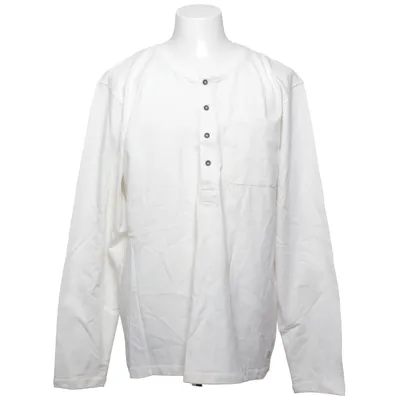 Henley shirt (Wit) van Blend Katoen