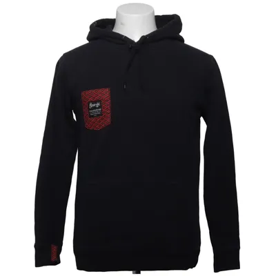 Hoodie (Black, Red) from Ateljé Cotton, Polyester
