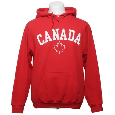 Sweat à capuche (Rouge) de Gildan Coton, Polyester