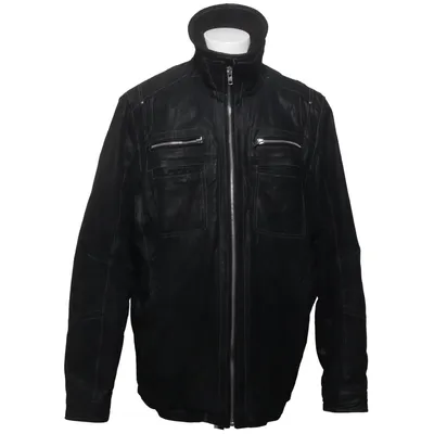 Läderjacka (Svart) från Levinsky Skinn, Polyester