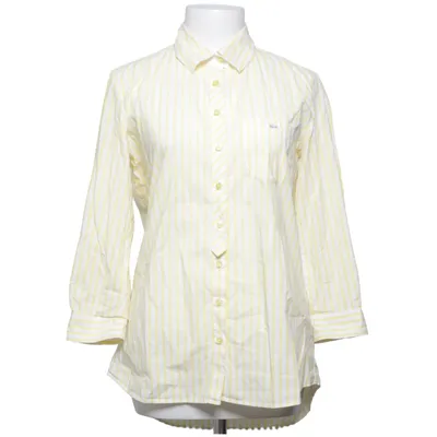 Chemise (Jaune, Blanc) de Lacoste Coton, Élasthane