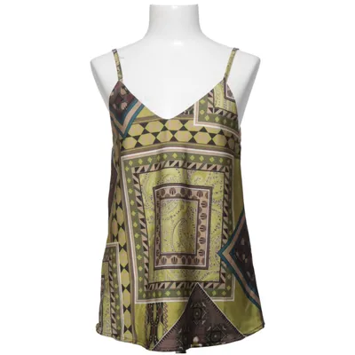 Tanktop  (Gul, Brun, Flerfarvet) fra Adele Altman Elastan, Polyester