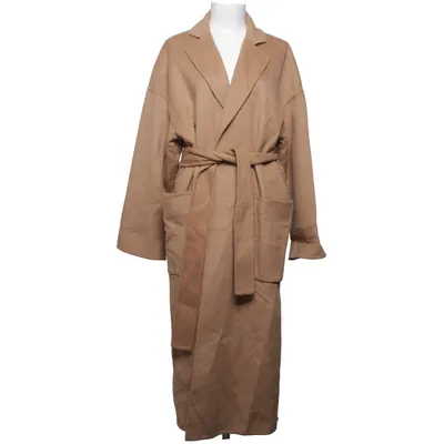 Frakke (Beige) fra Zara Polyester, Viscose, Uld